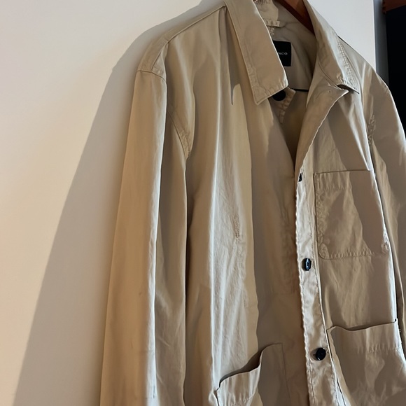 Club Monaco beige overshirt - Picture 2 of 3